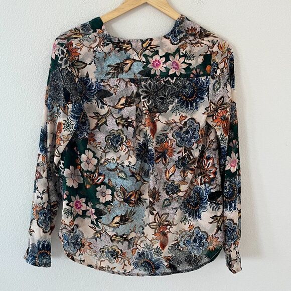 RACHEL BY RACHEL ROY Marceline Wonderlust Blouse Size 2 - Picture 6 of 8